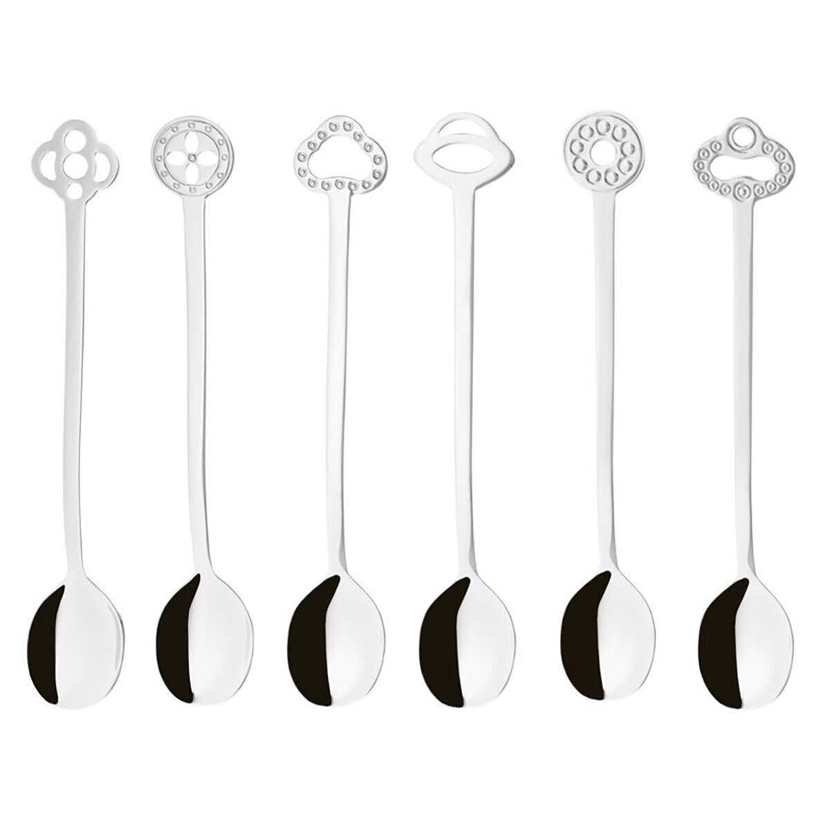 Sambonet Party Oriental Set 6 Spoons New 52550C57, MPN: 52550C57,