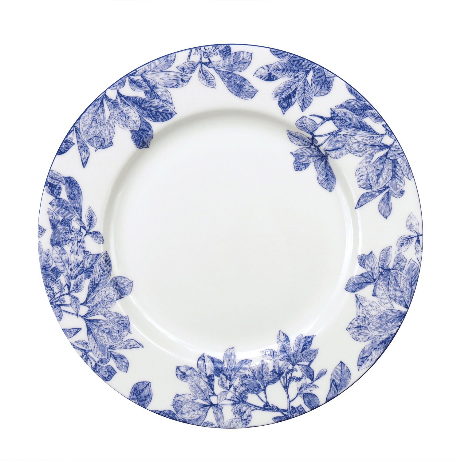 Caskata Arbor Rimmed Dinner Plate Blue DINA-250