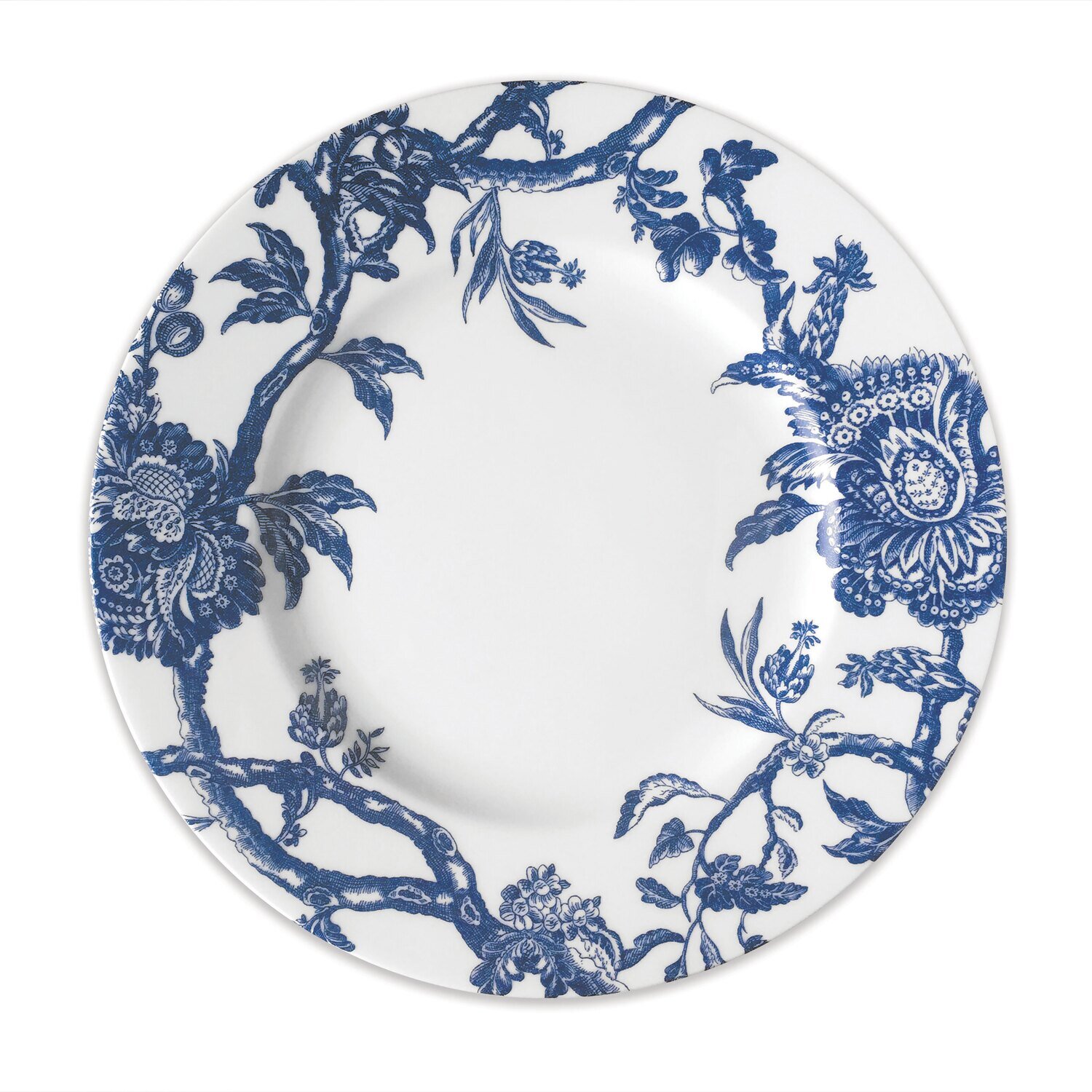 Caskata Arcadia Rimmed Dinner Plate Blue DINA-W520