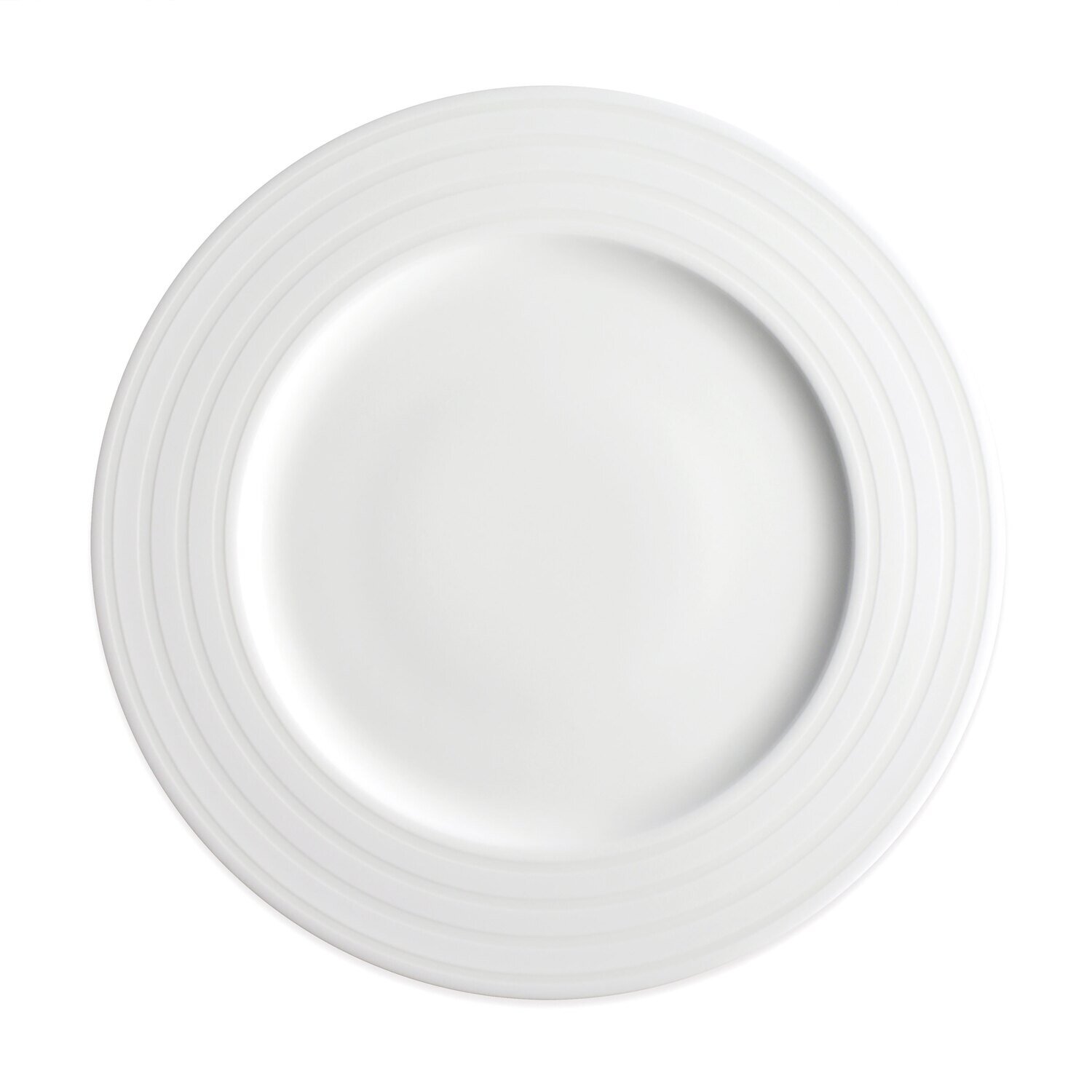 Caskata Cambridge Stripe Rimmed Dinner Plate White DINA-760, MPN: DINA-760, 817325019545