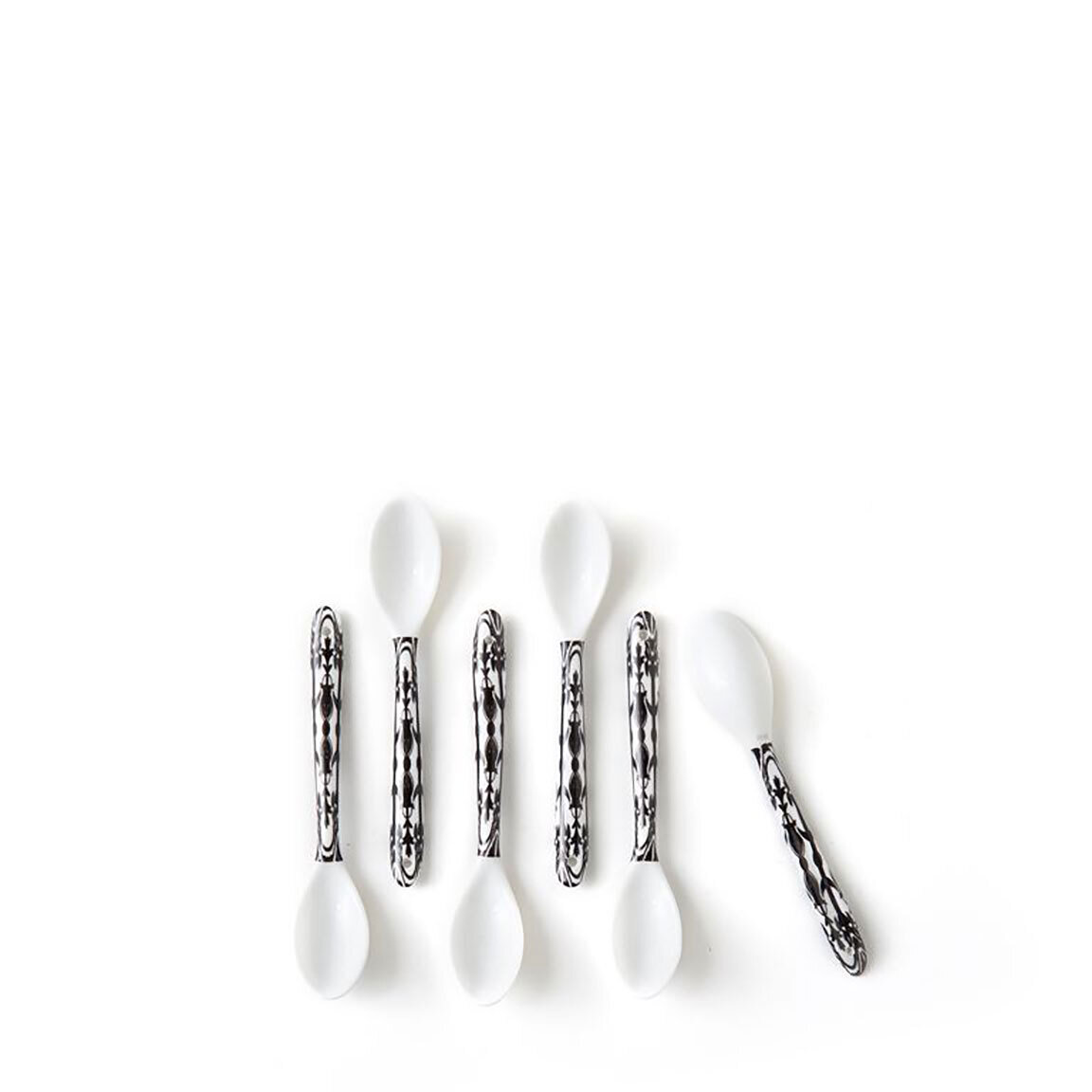 Caskata Casablanca Small Spoon Set of 6 Black SMSPN-160, MPN: SMSPN-160, 817325011068
