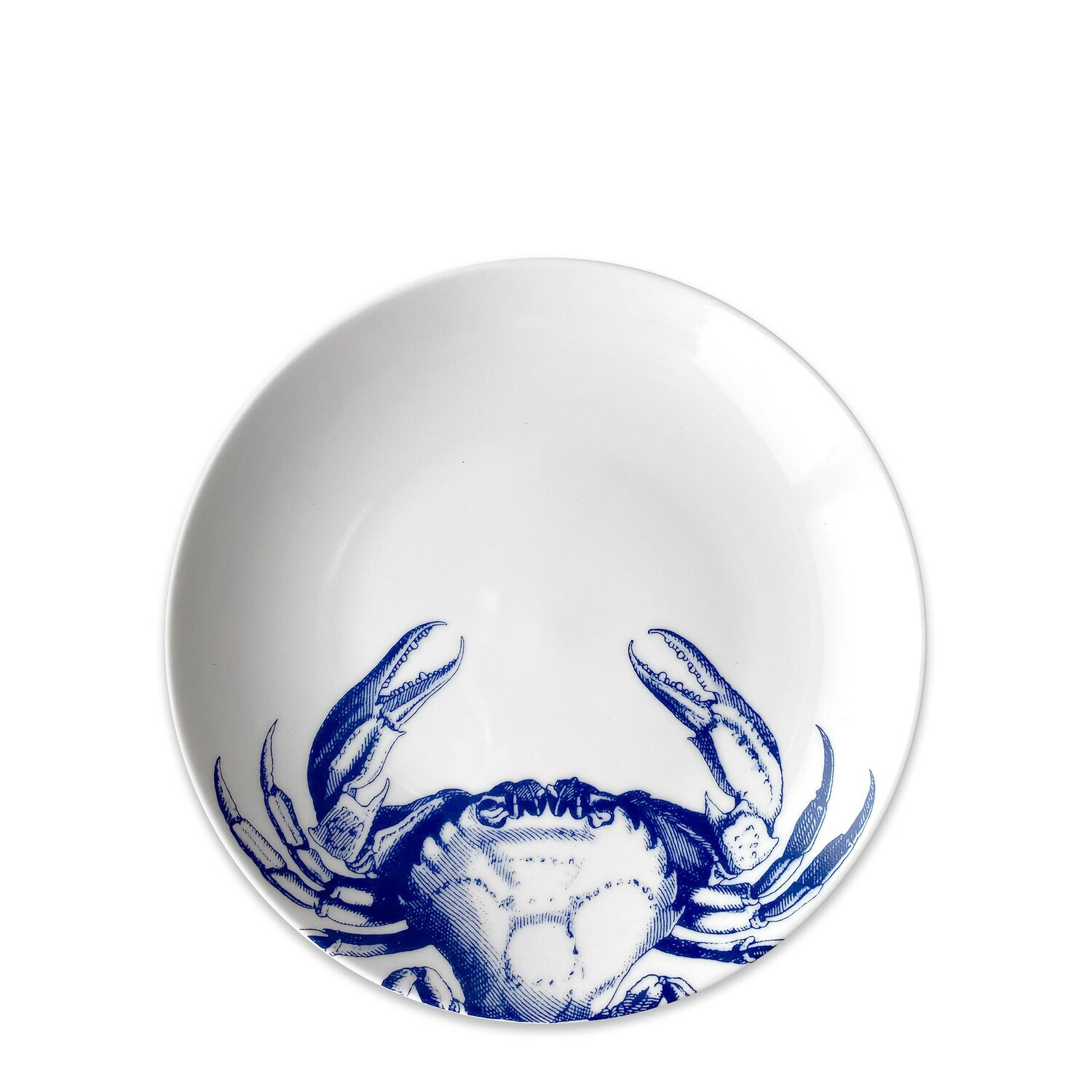Caskata Crab Coupe Salad Plate Blue SALA-340, MPN: SALA-340, 817325013499