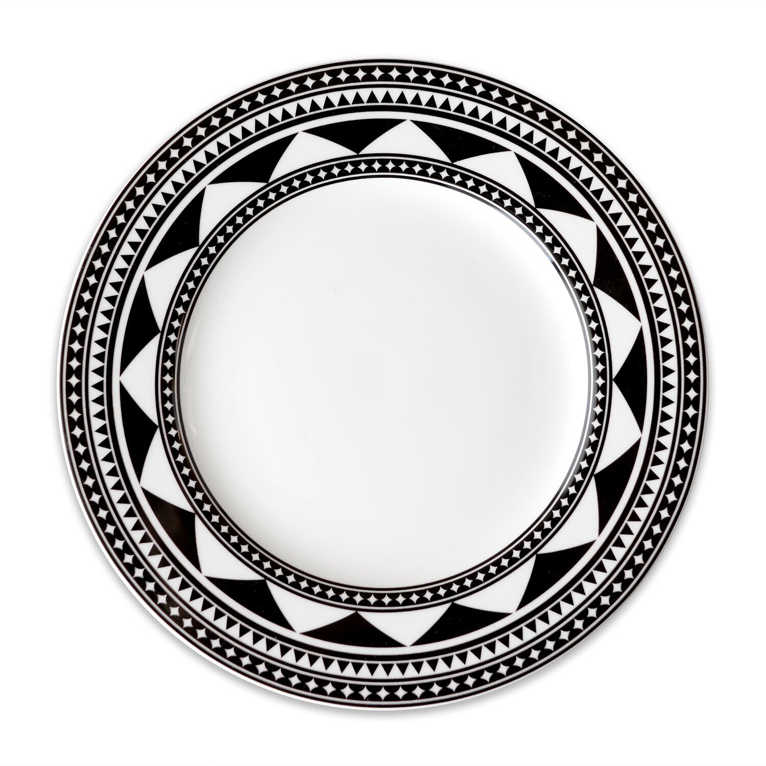 Caskata Fez Rimmed Dinner Plate Black DINA-180, MPN: DINA-180, 816666028605