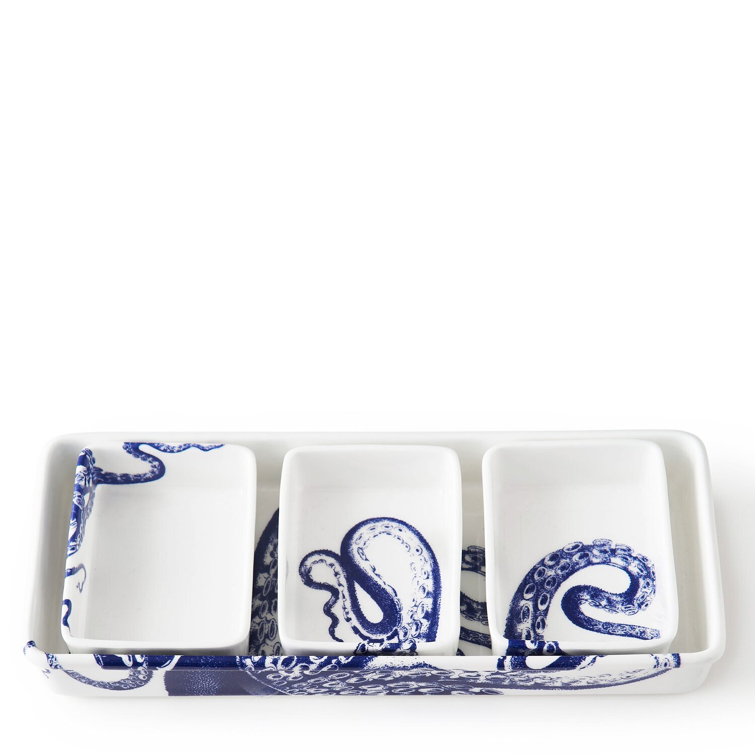 Caskata Lucy 4 Piece Place Setting Serving Set Blue RTST-380, MPN: RTST-380, 817325011013