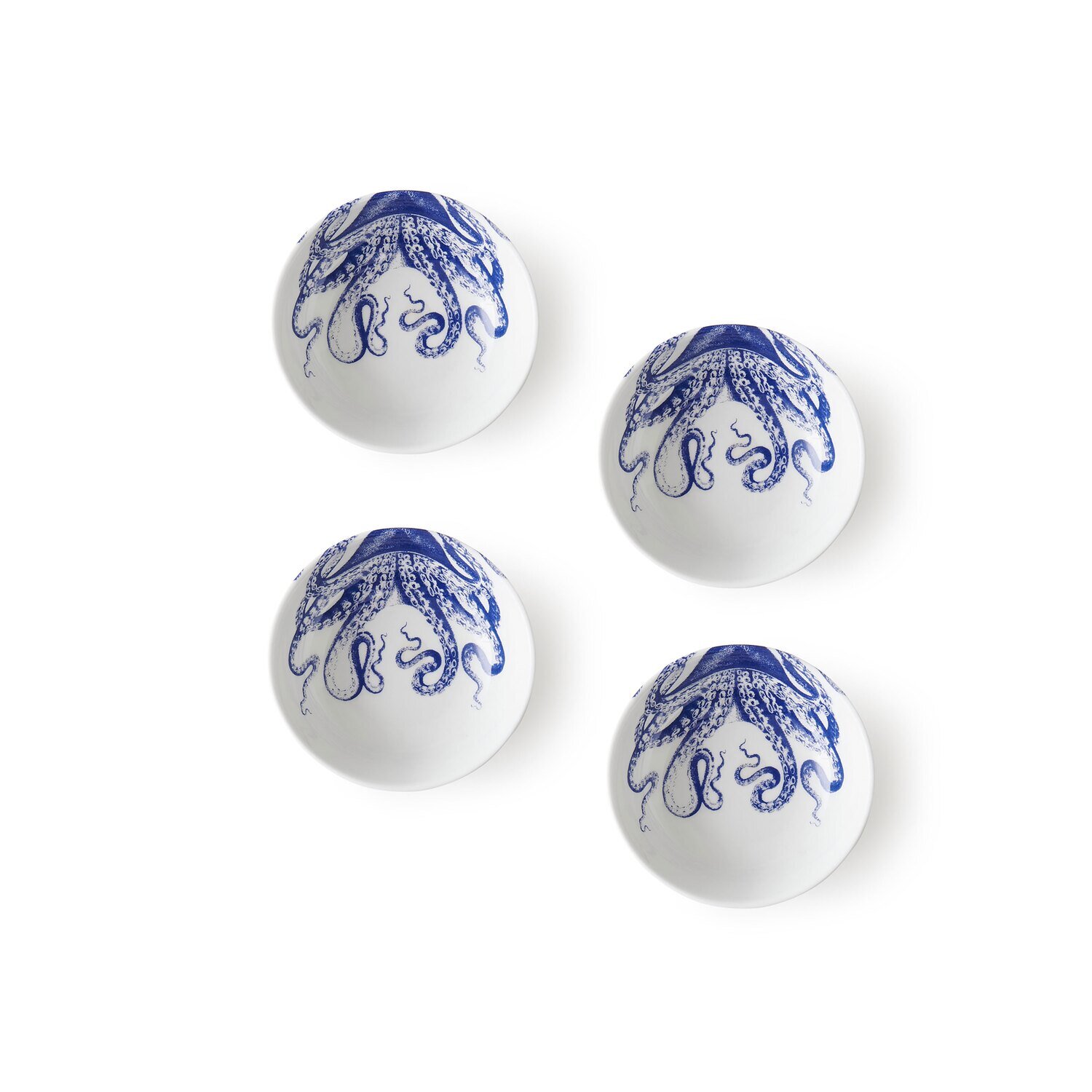 Caskata Lucy Dipping Dish Set of 4 Blue DD-380, MPN: DD-380, 817325011006
