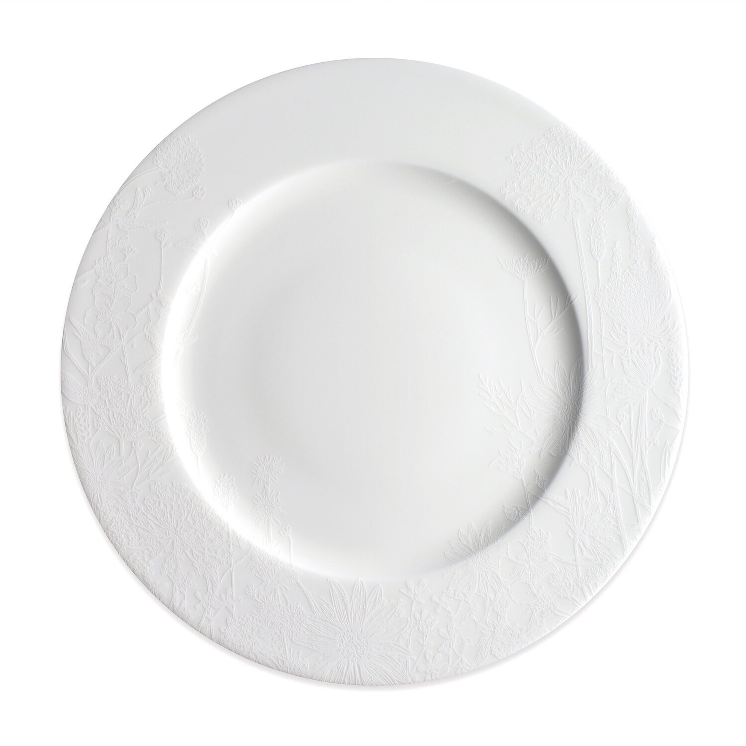 Caskata Summer Rimmed Dinner Plate White DINA-650, MPN: DINA-650, 817325018531