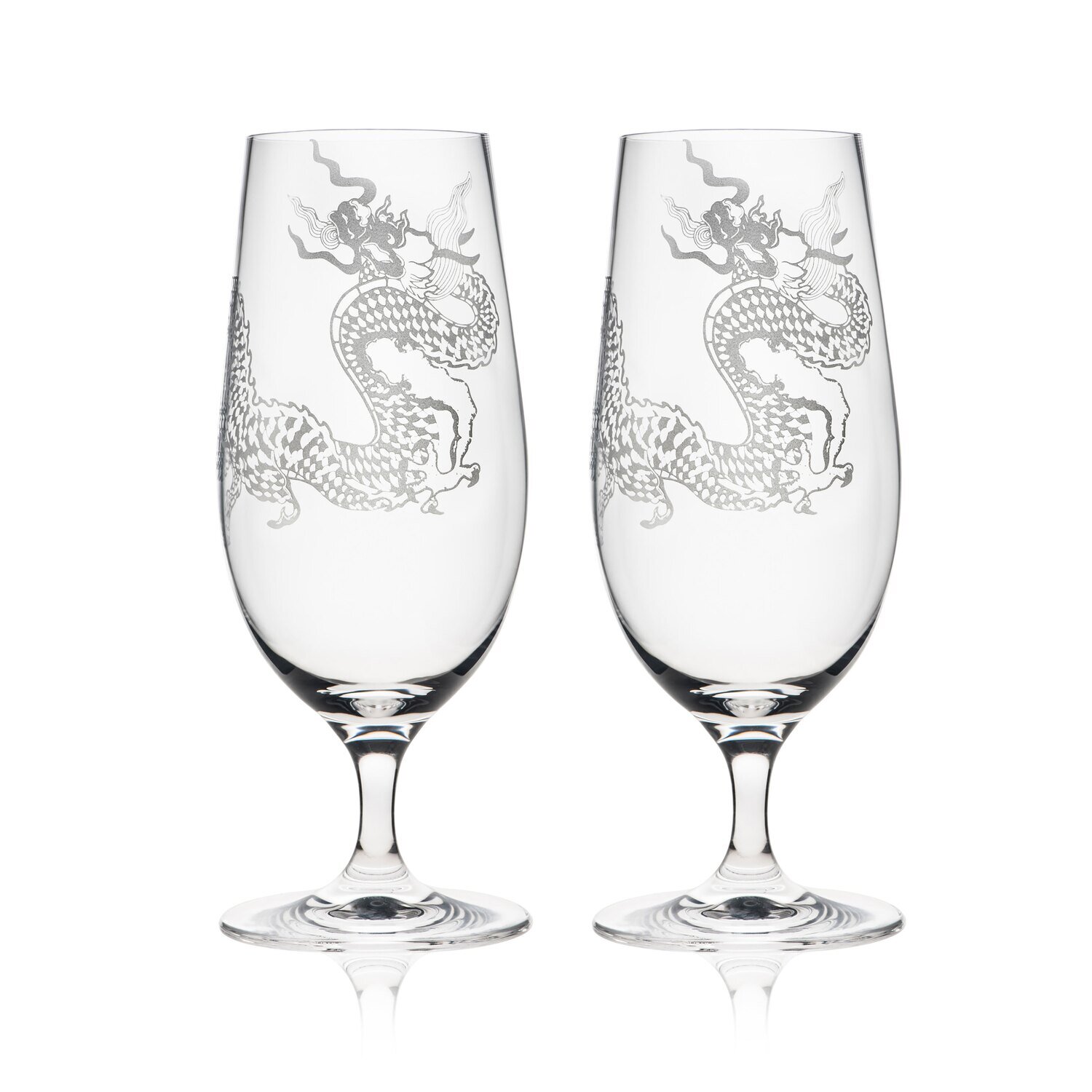 Caskata Dragon Beer Glasses Set of 2 GL-BEER-381