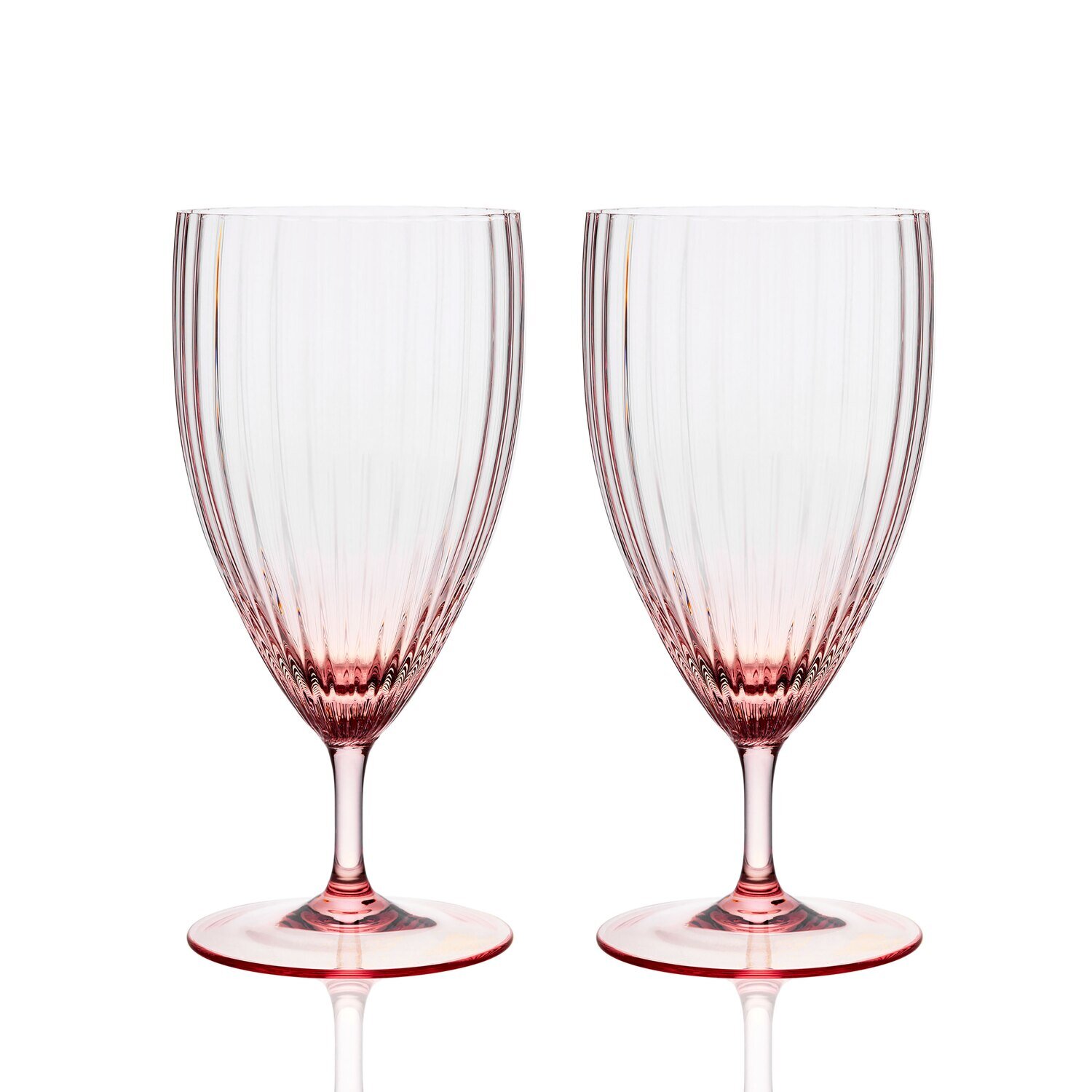 Caskata Quinn Optic Everyday Glasses Set of 2 Rose GL-OEVDY-300, MPN: GL-OEVDY-300, 817325013185