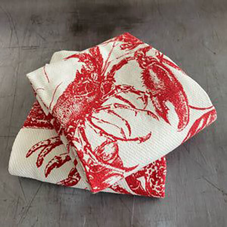 Caskata Lobster Kitchen Towels Combo Set of 2 Red KT-012, MPN: KT-012, 817325010665