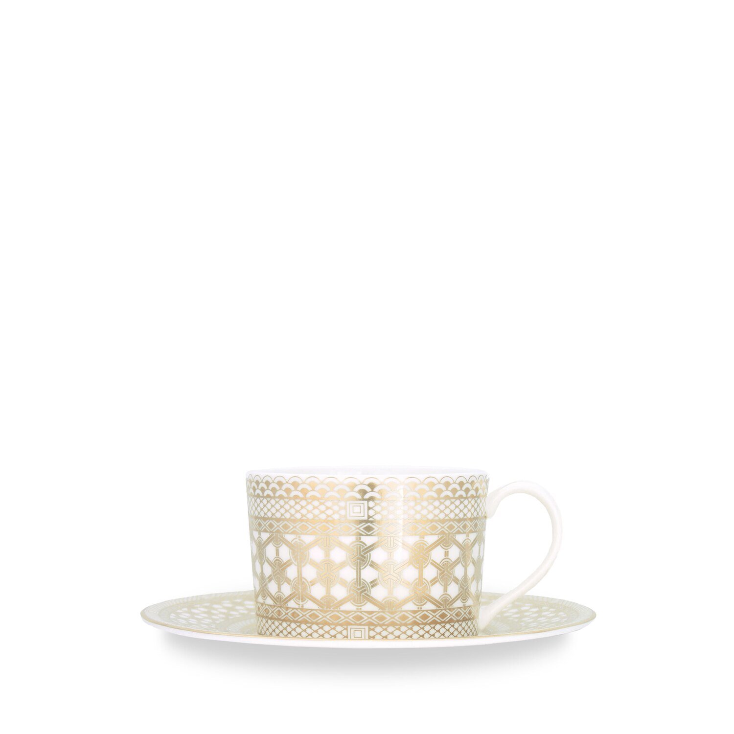 Caskata Hawthorne Gilt Cup &amp; Saucer Gold HCSL-314, MPN: HCSL-314, 817325017480