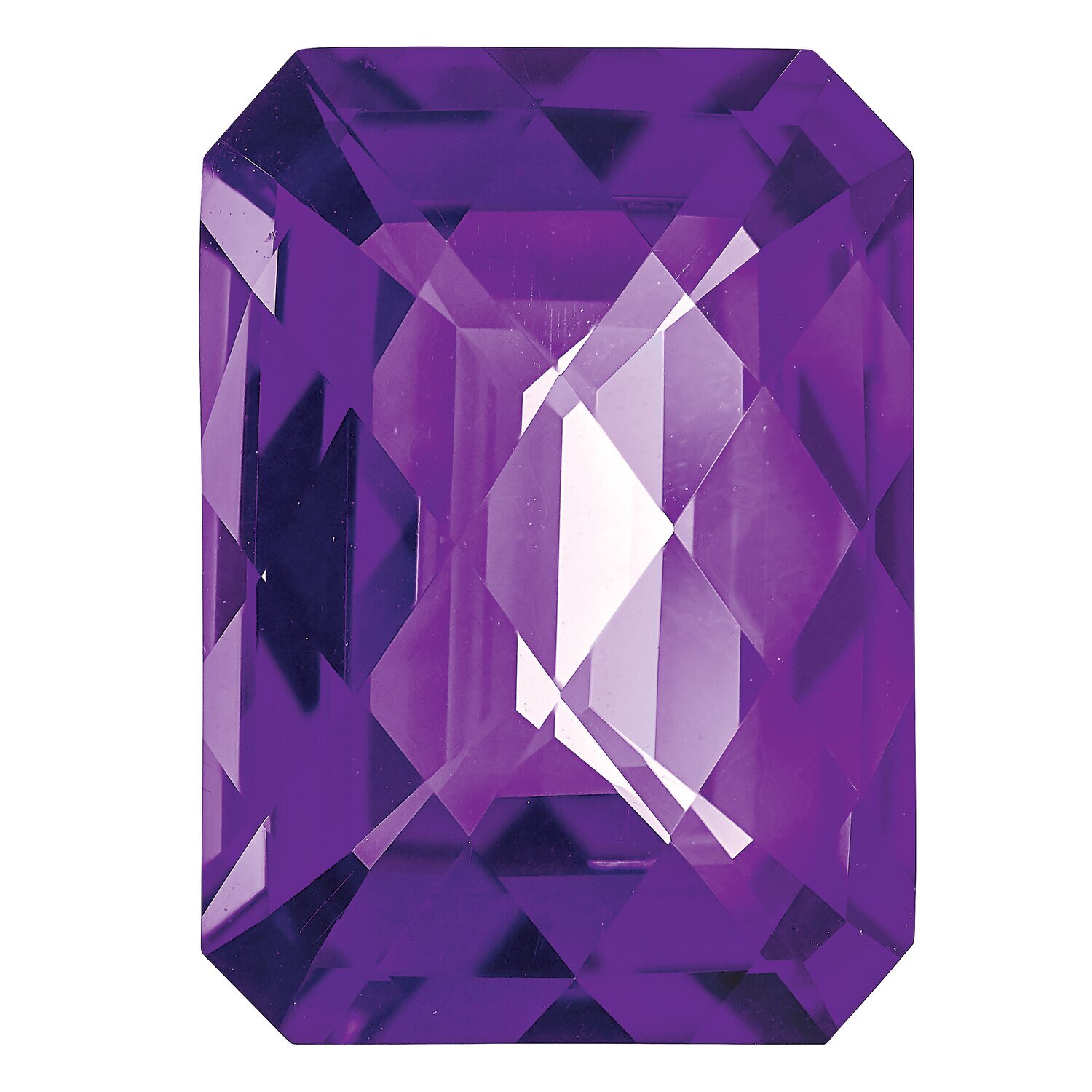 Amethyst 12X10mm Octagon Checkerboard AA Quality Gemstone AM-1210-OCX-AA, MPN: AM-1210-OCX-AA,