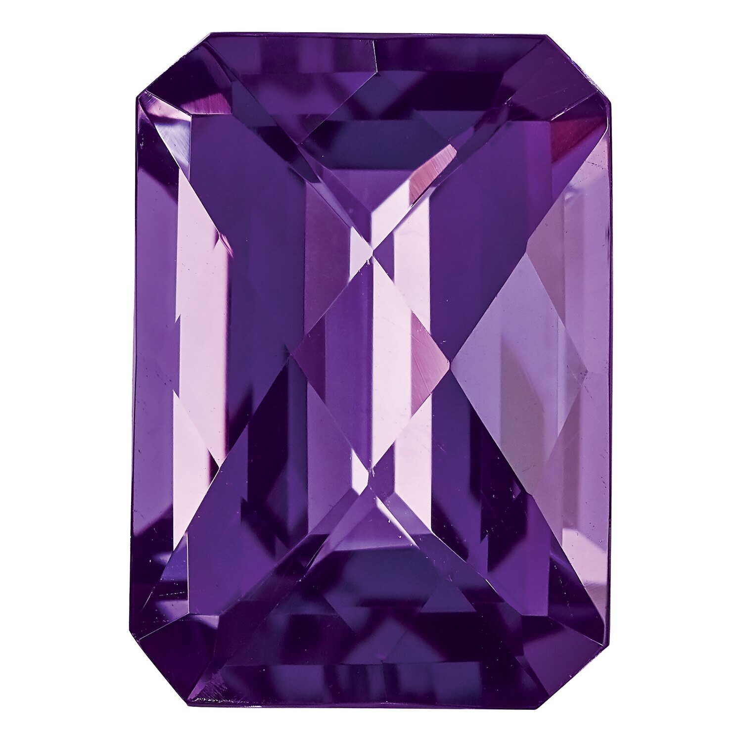 Amethyst 10X8mm Octagon Checkerboard AAA Quality Gemstone AM-1008-OCX-AAA, MPN: AM-1008-OCX-AAA,