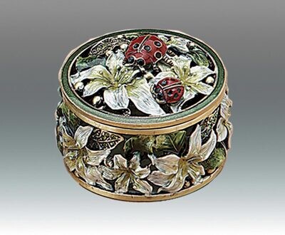 Tizo Lady Bug Enamel Box, MPN: RS525BX,