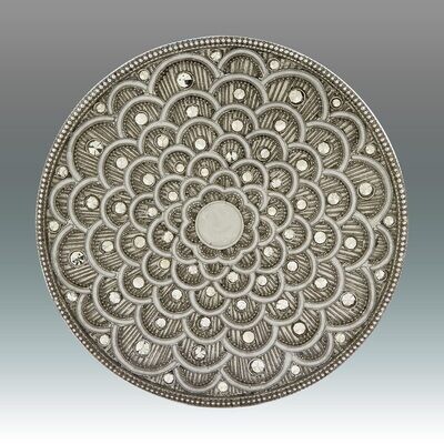 Tizo Blooming Round Coaster White, MPN: RS404WHCO,