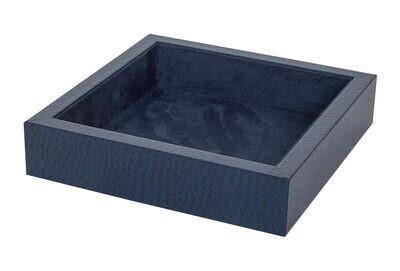 Tizo Faux Leather Blue Valet Desk Tray, MPN: SU770BLTY,