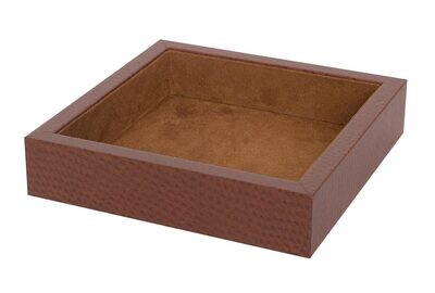 Tizo Faux Leather Camel Valet Desk Tray, MPN: SU770CATY,