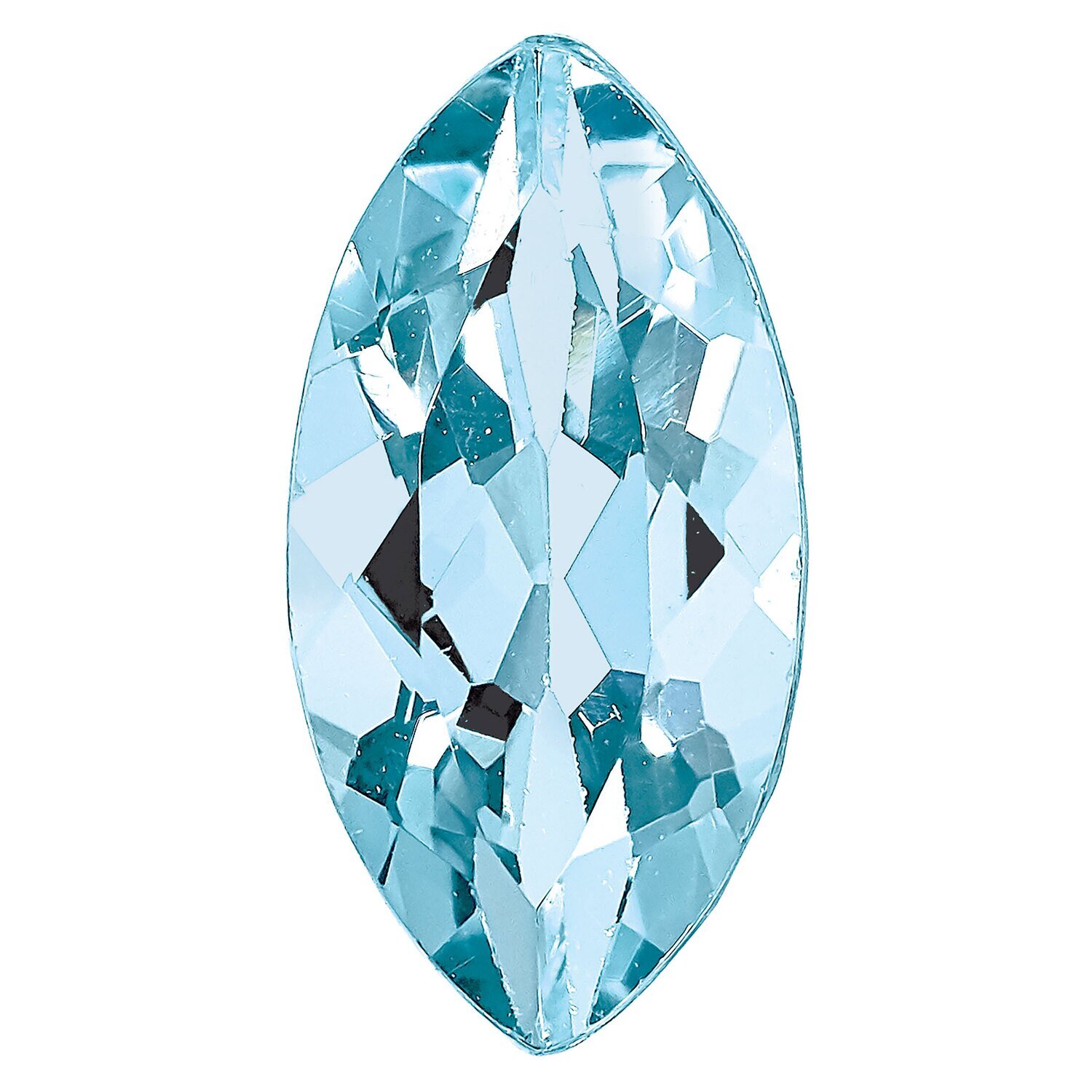 Aquamarine 6X3mm Marquise AA Quality Gemstone AQ-0603-MQF-AA, MPN: AQ-0603-MQF-AA,