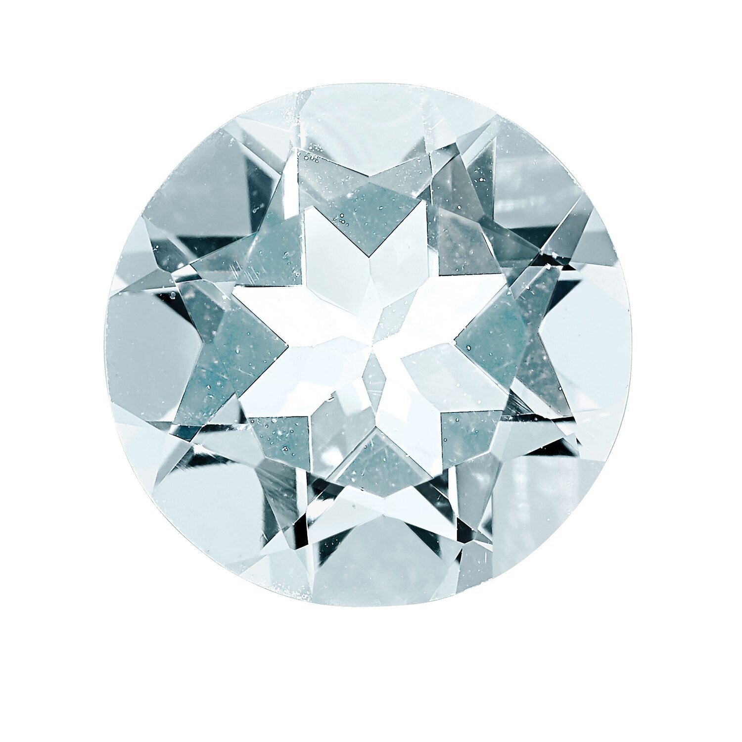 Aquamarine 2.25mm Round AA Quality Gemstone AQ-0225-RDF-AA, MPN: AQ-0225-RDF-AA,