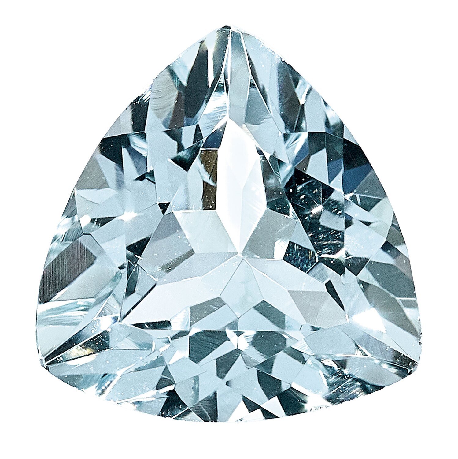 Aquamarine 4mm Trillion AA Quality Gemstone AQ-0400-TRF-AA, MPN: AQ-0400-TRF-AA,