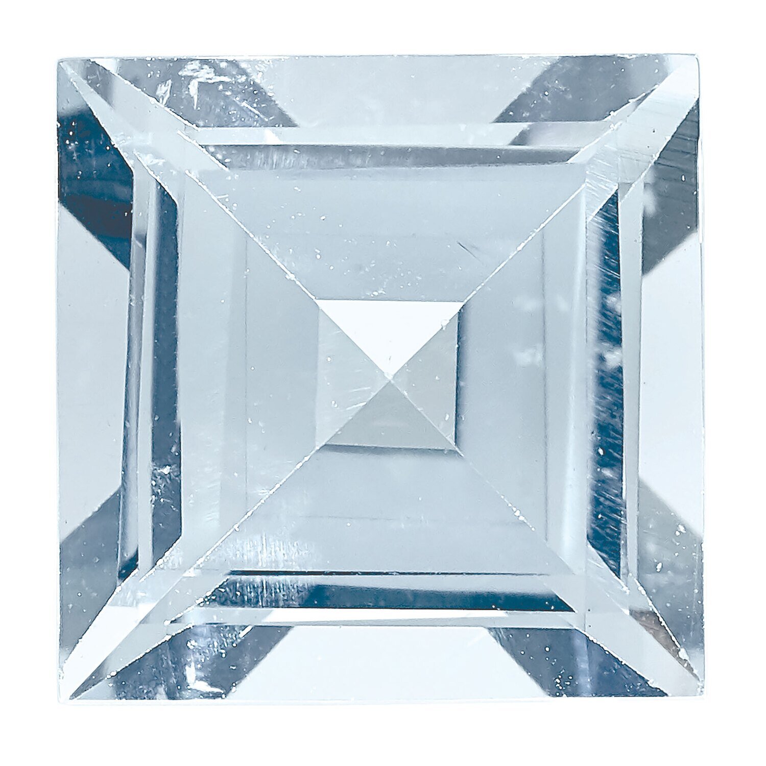 Aquamarine 5mm Square Step Cut A Quality Gemstone AQ-0500-SQS-A, MPN: AQ-0500-SQS-A,