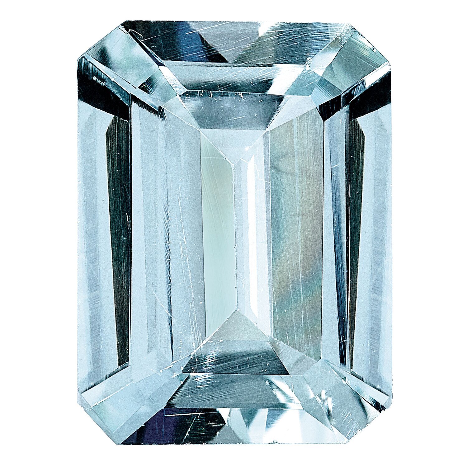 Aquamarine 5X3mm Emerald Cut AA Quality Gemstone AQ-0503-OCE-AA, MPN: AQ-0503-OCE-AA,
