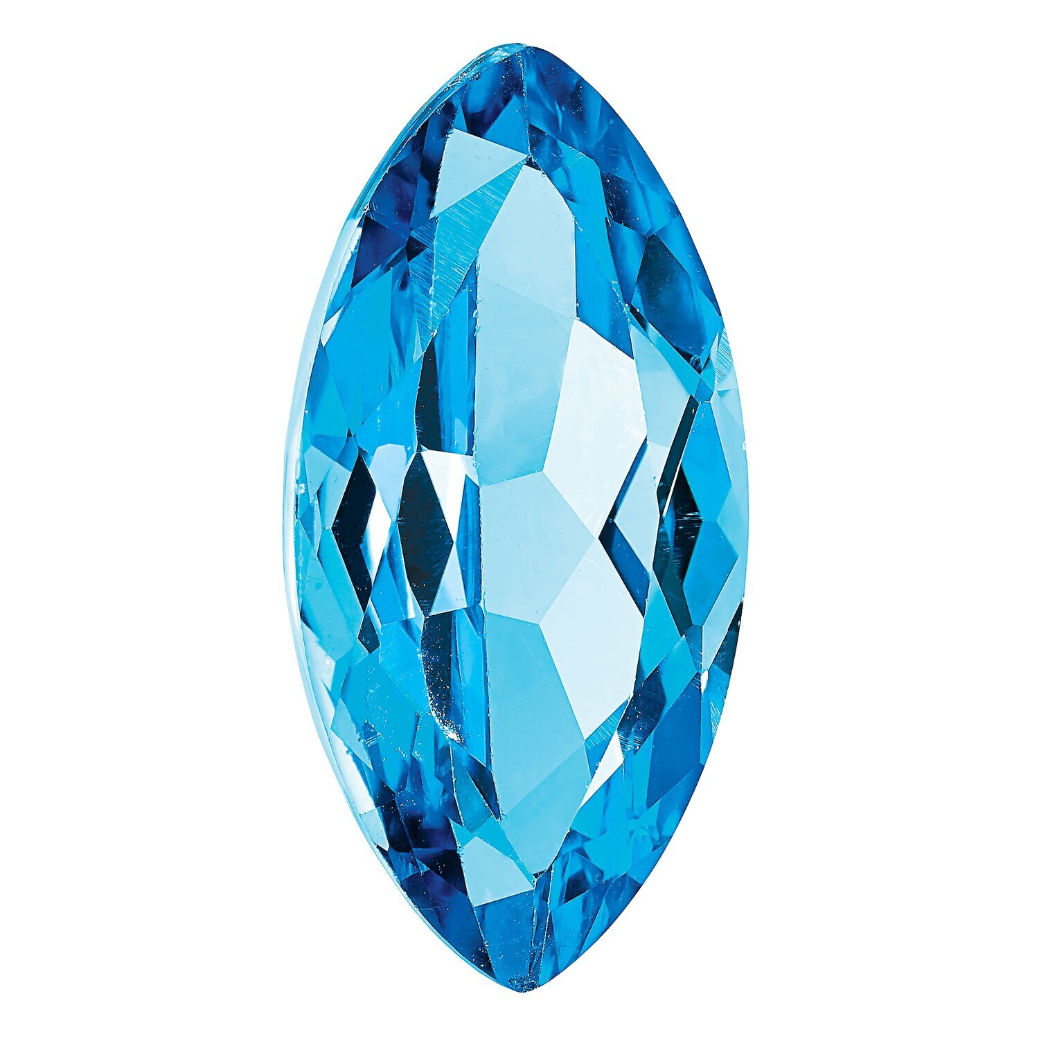 Blue Topaz 10X5mm Marquise AA Quality Gemstone BT-1005-MQF-AA, MPN: BT-1005-MQF-AA,