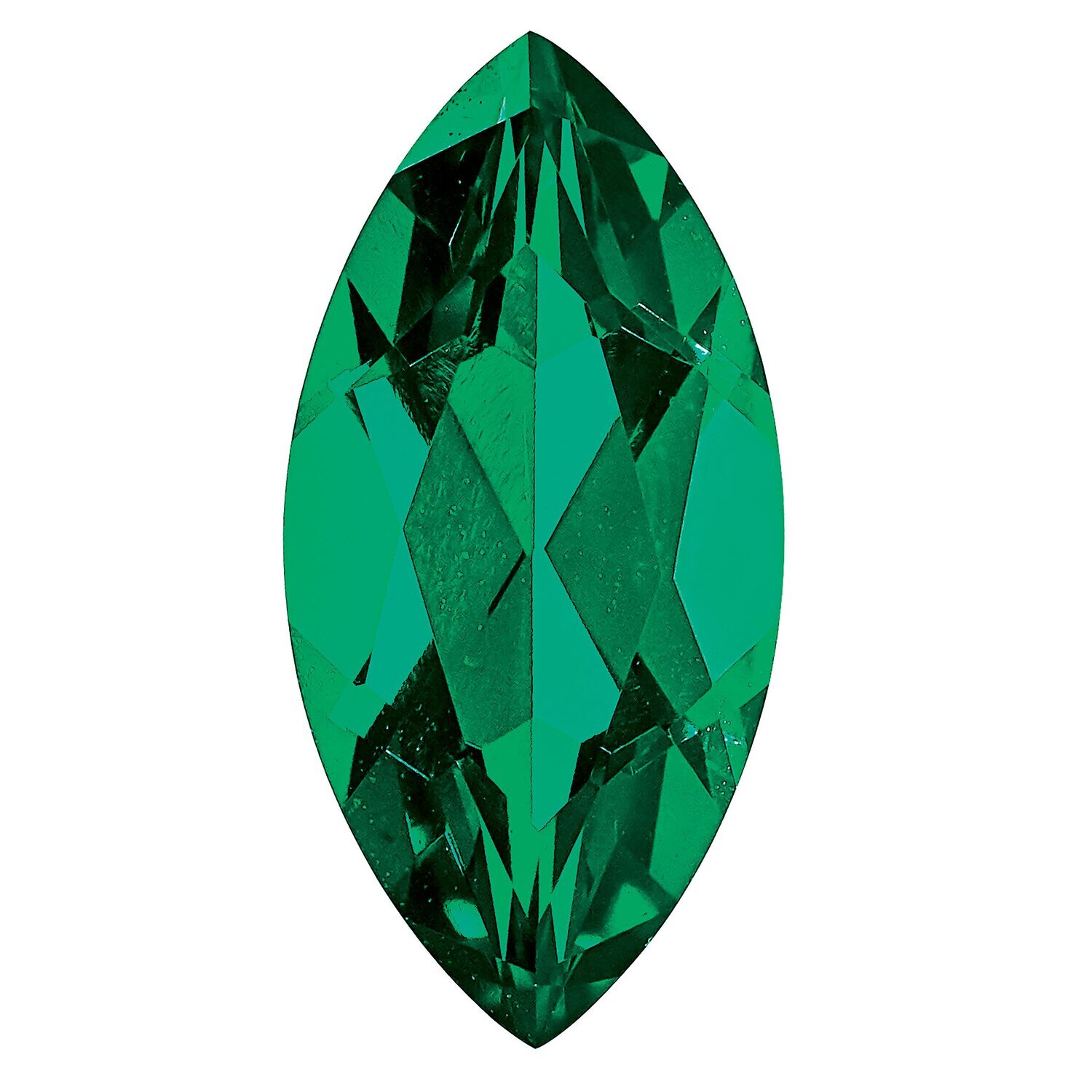 Created Emerald 10X5mm Marquise Gemstone CE-1005-MQF