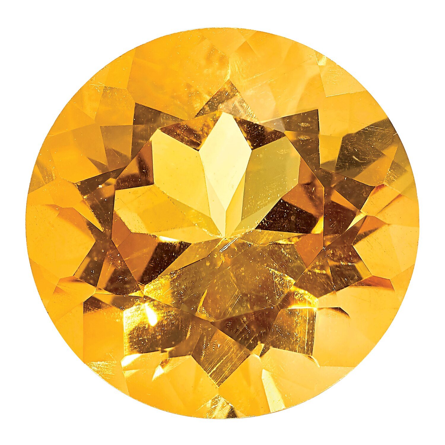 Citrine 2mm Round AA Quality Gemstone CI-0200-RDF-AA, MPN: CI-0200-RDF-AA,