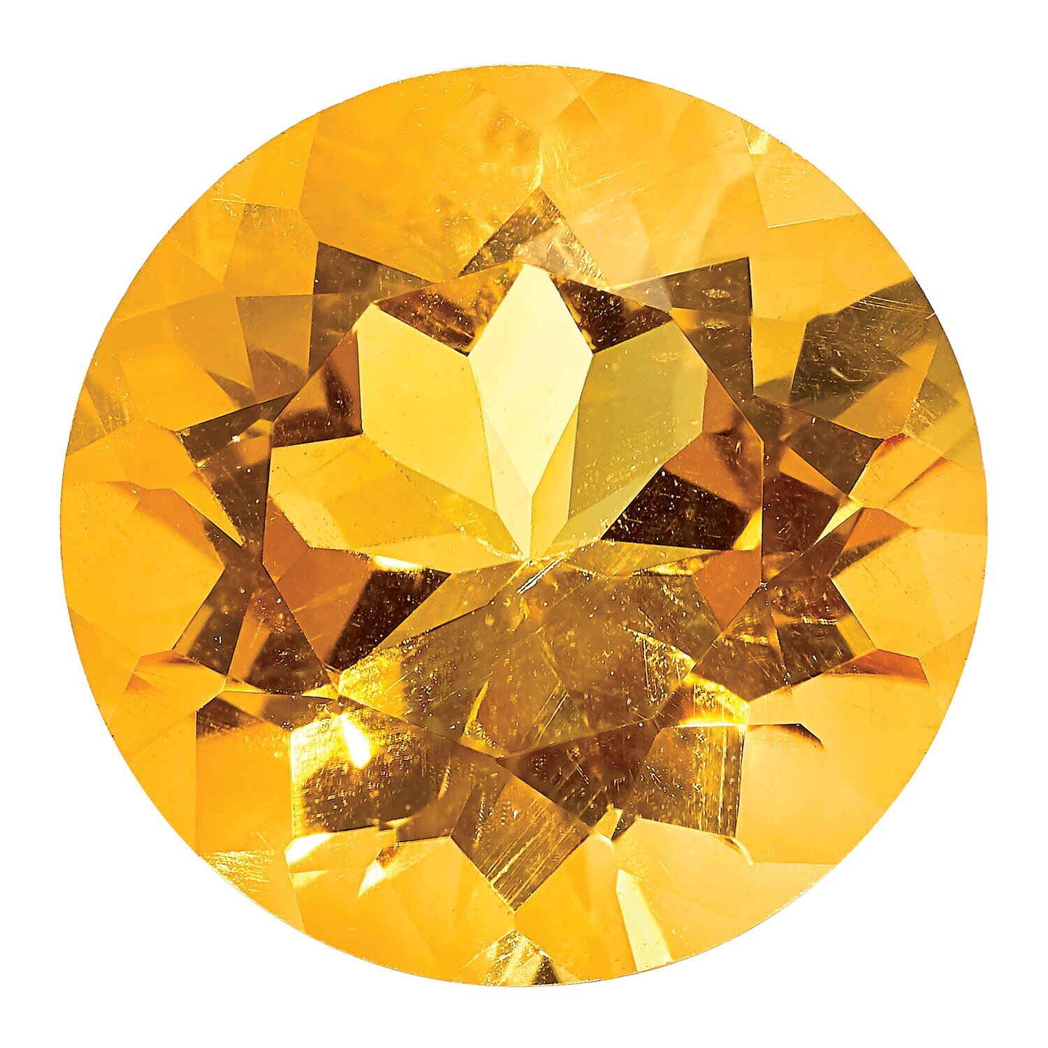 Citrine 6mm Round AA Quality Gemstone CI-0600-RDF-AA, MPN: CI-0600-RDF-AA,