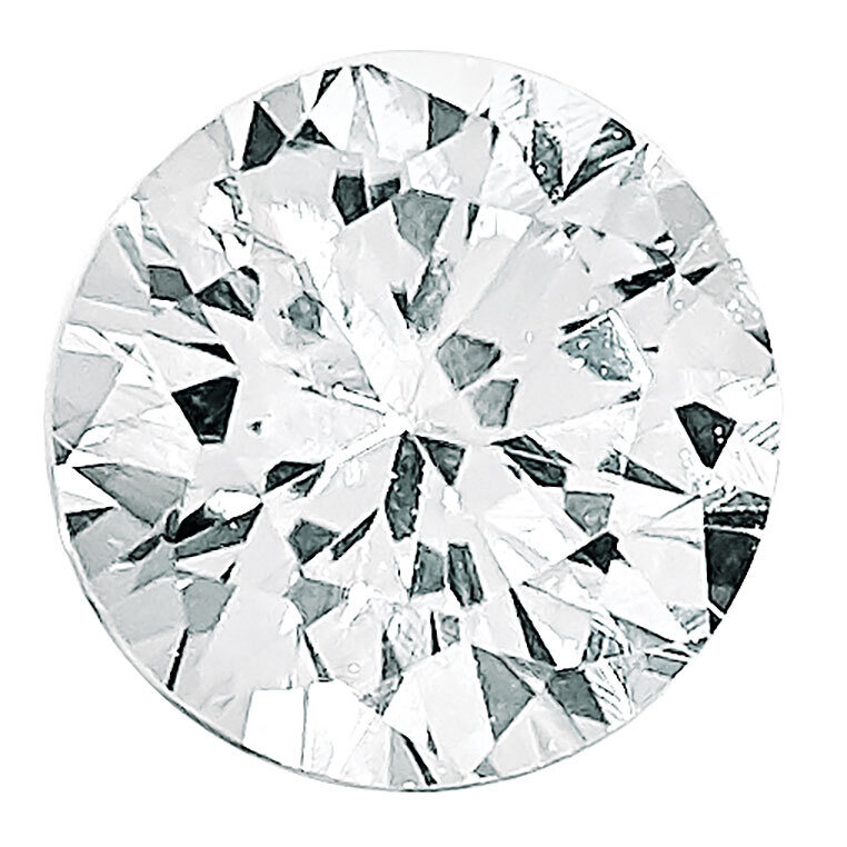Created Sapphire White 2.5mm Round Gemstone CS-0250-RDF-WH, MPN: CS-0250-RDF-WH, 883957997391
