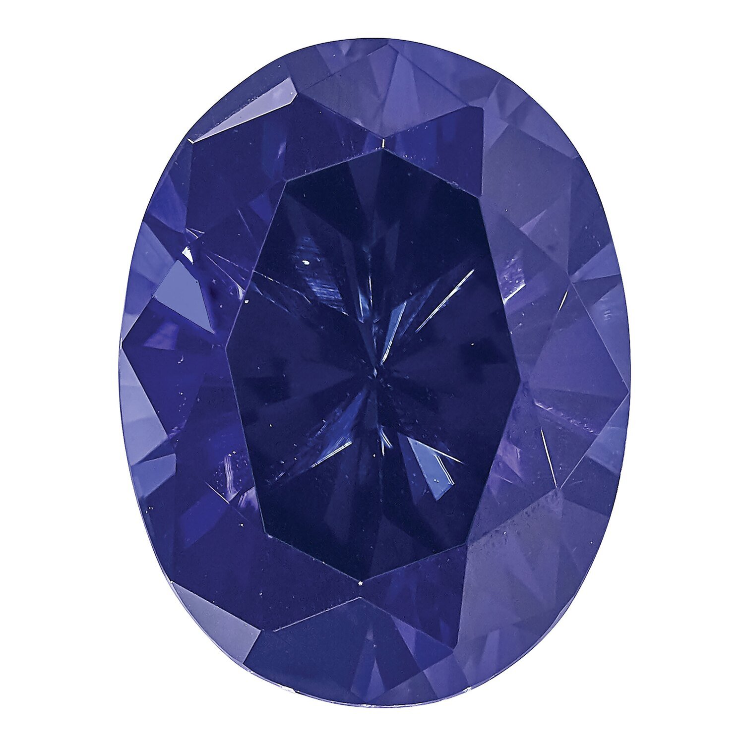 Created Sapphire Blue 7X5mm Oval Gemstone CS-0705-OVF-BL
