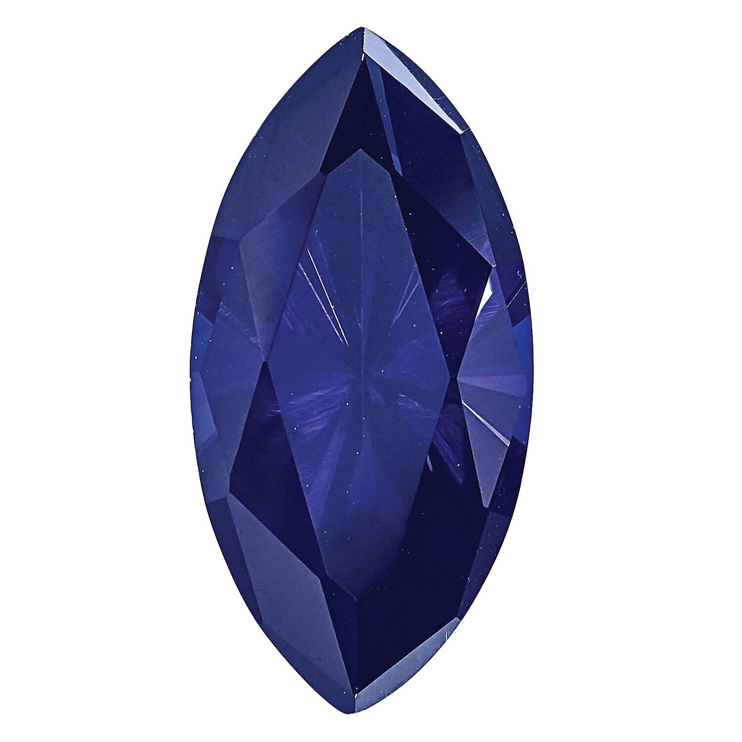 Created Sapphire Blue 8X4mm Marquise Gemstone CS-0804-MQF-BL, MPN: CS-0804-MQF-BL, 883957999692