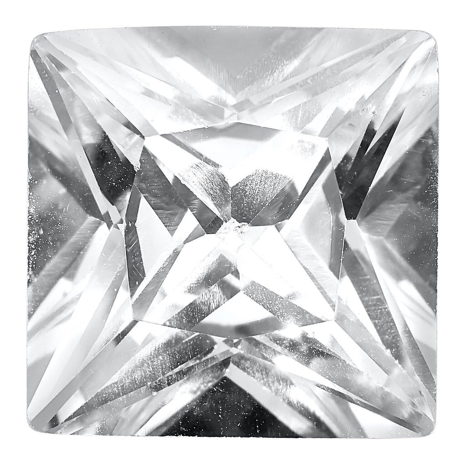 Cubic Zirconia White 2.75mm Princess AAA Quality Gemstone CZ-0275-SQP-WH-AAA, MPN: CZ-0275-SQP-WH-A…