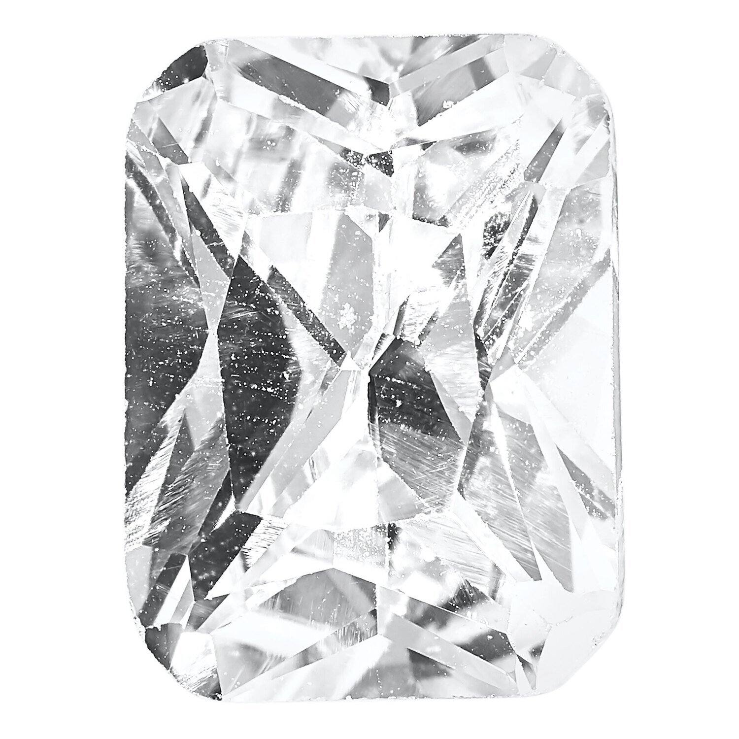 Cubic Zirconia White 7X5mm Oct Radiant Cut A Quality Gemstone CZ-0705-OCR-WH-A, MPN: CZ-0705-OCR-WH…