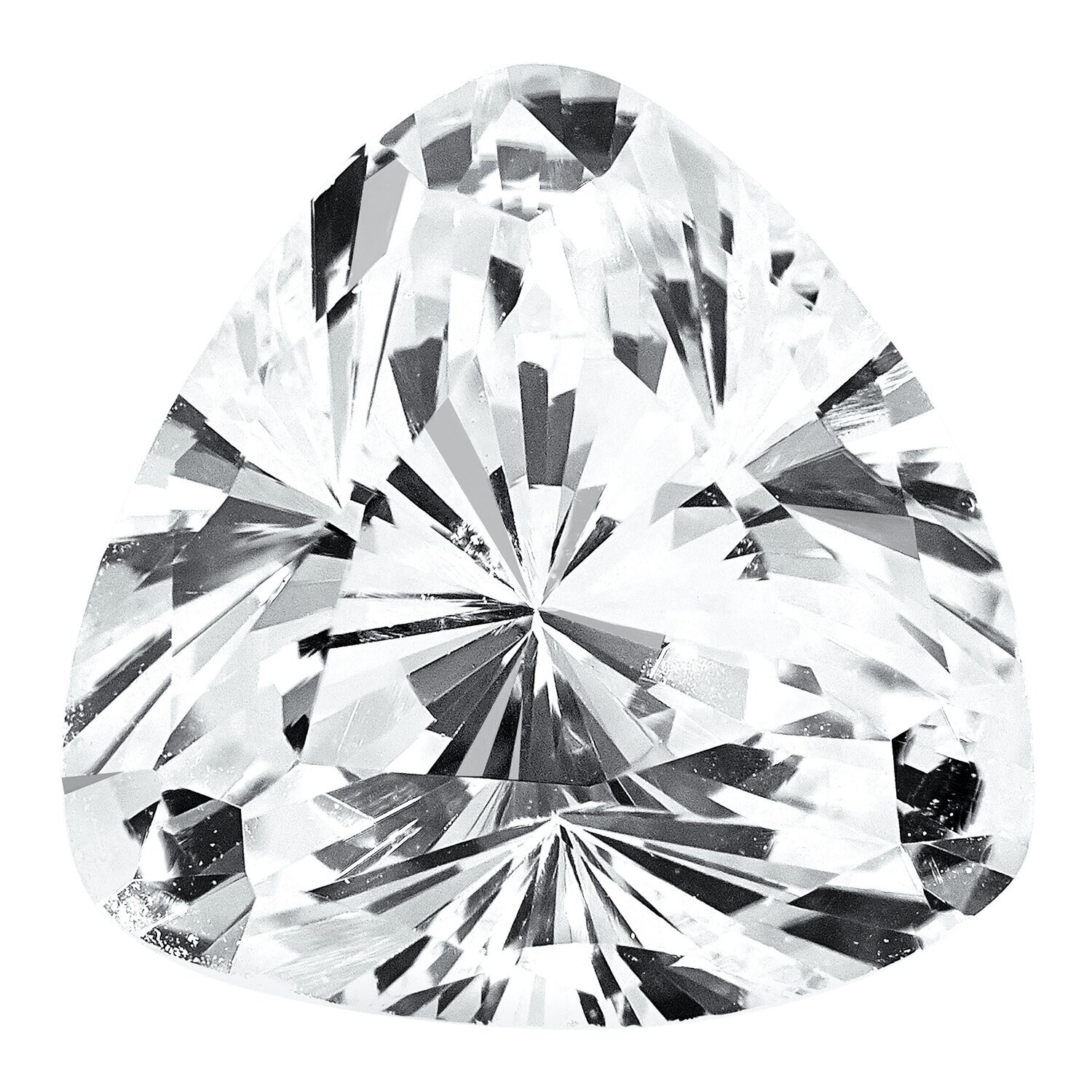 Cubic Zirconia White 3mm Trillion A Quality Gemstone CZ-0300-TRF-WH-A, MPN: CZ-0300-TRF-WH-A,