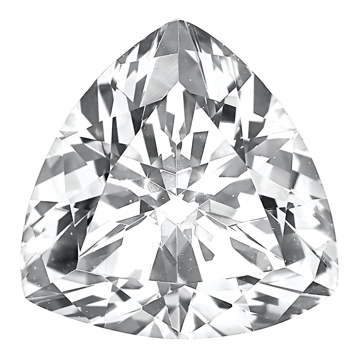 Cubic Zirconia White 6mm Trillion AAA Quality Gemstone CZ-0600-TRF-WH-AAA, MPN: CZ-0600-TRF-WH-AAA,