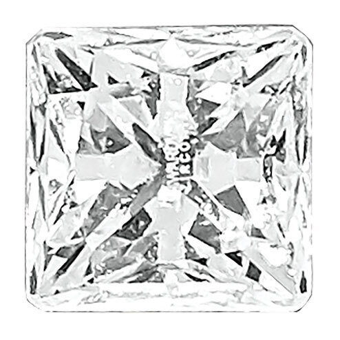 Cubic Zirconia White 7mm Princess A Quality Gemstone CZ-0700-SQP-WH-A, MPN: CZ-0700-SQP-WH-A,