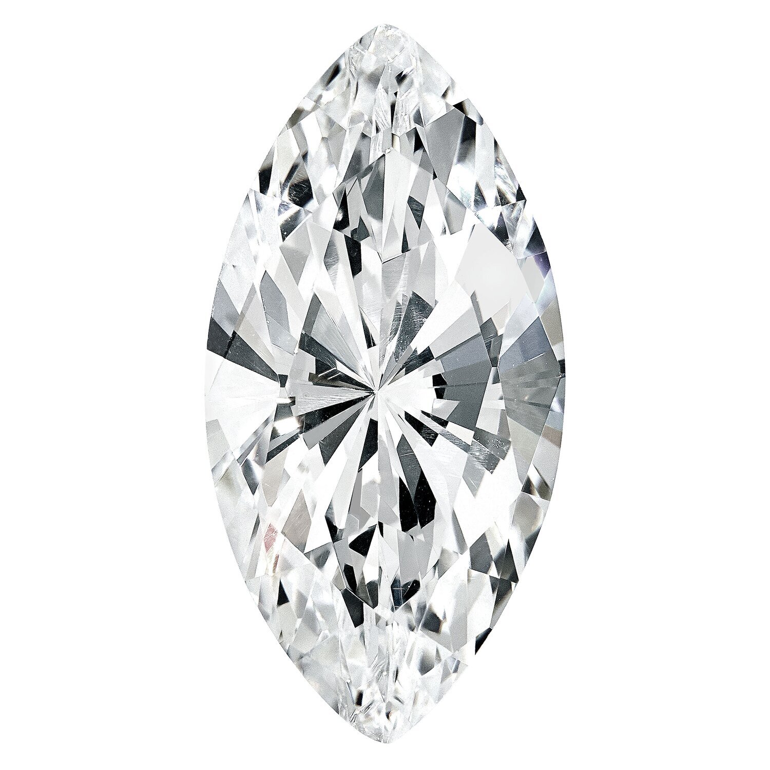 Cubic Zirconia White 10X5mm Marquise AAA Quality Gemstone CZ-1005-MQF-WH-AAA, MPN: CZ-1005-MQF-WH-A…