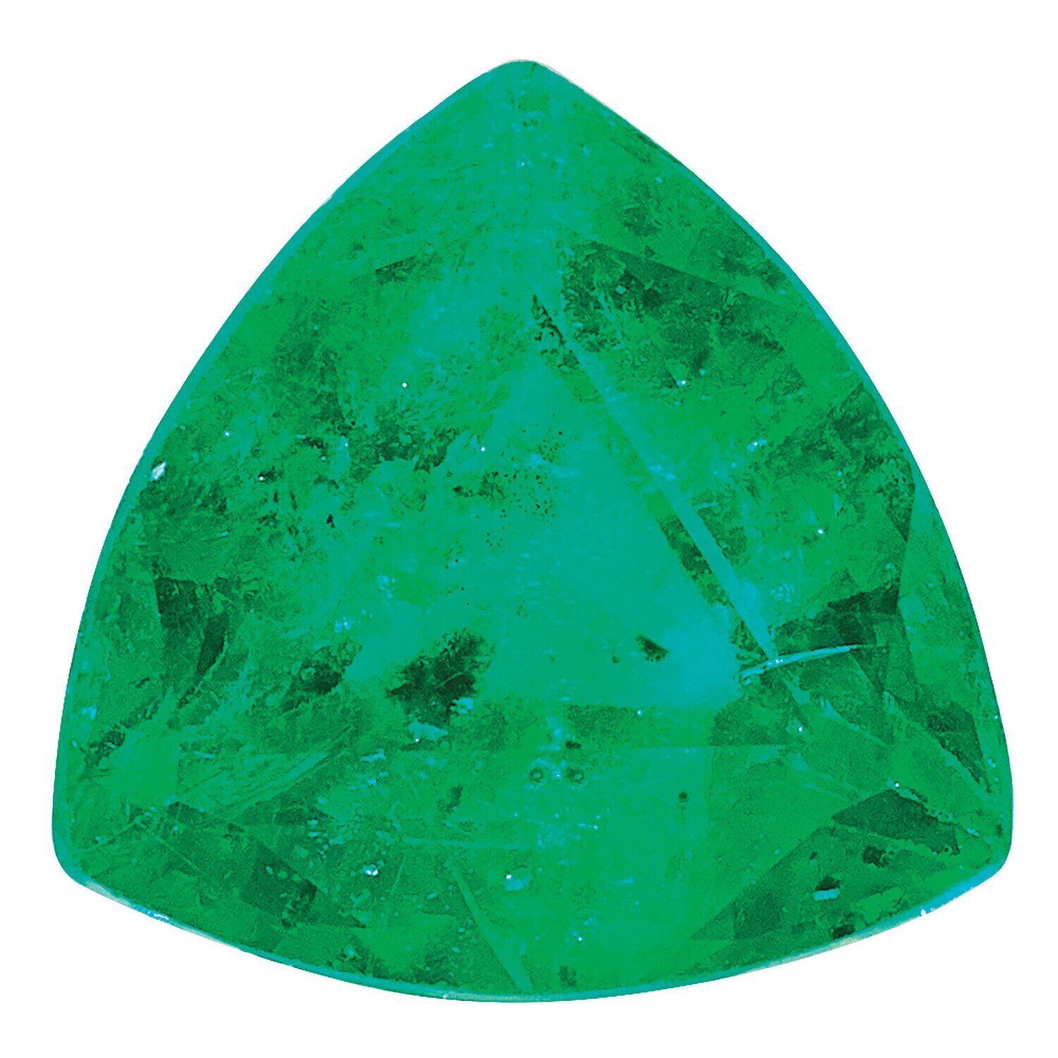 Emerald 3mm Trillion A Quality Gemstone EM-0300-TRF-A, MPN: EM-0300-TRF-A,