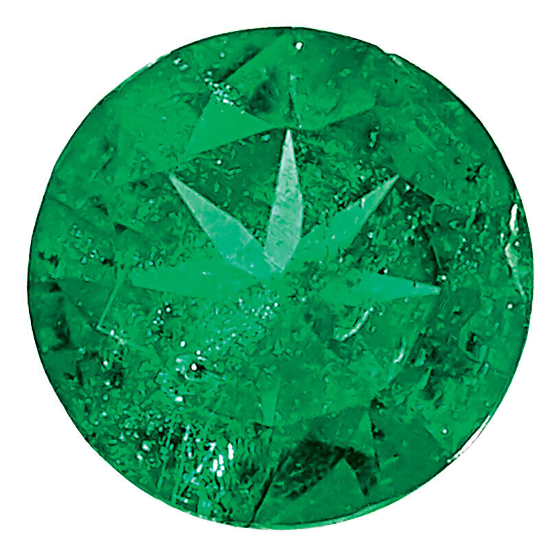 Emerald 2.5mm Round Diamond Cut AAA Quality EM-0250-RDD-AAA