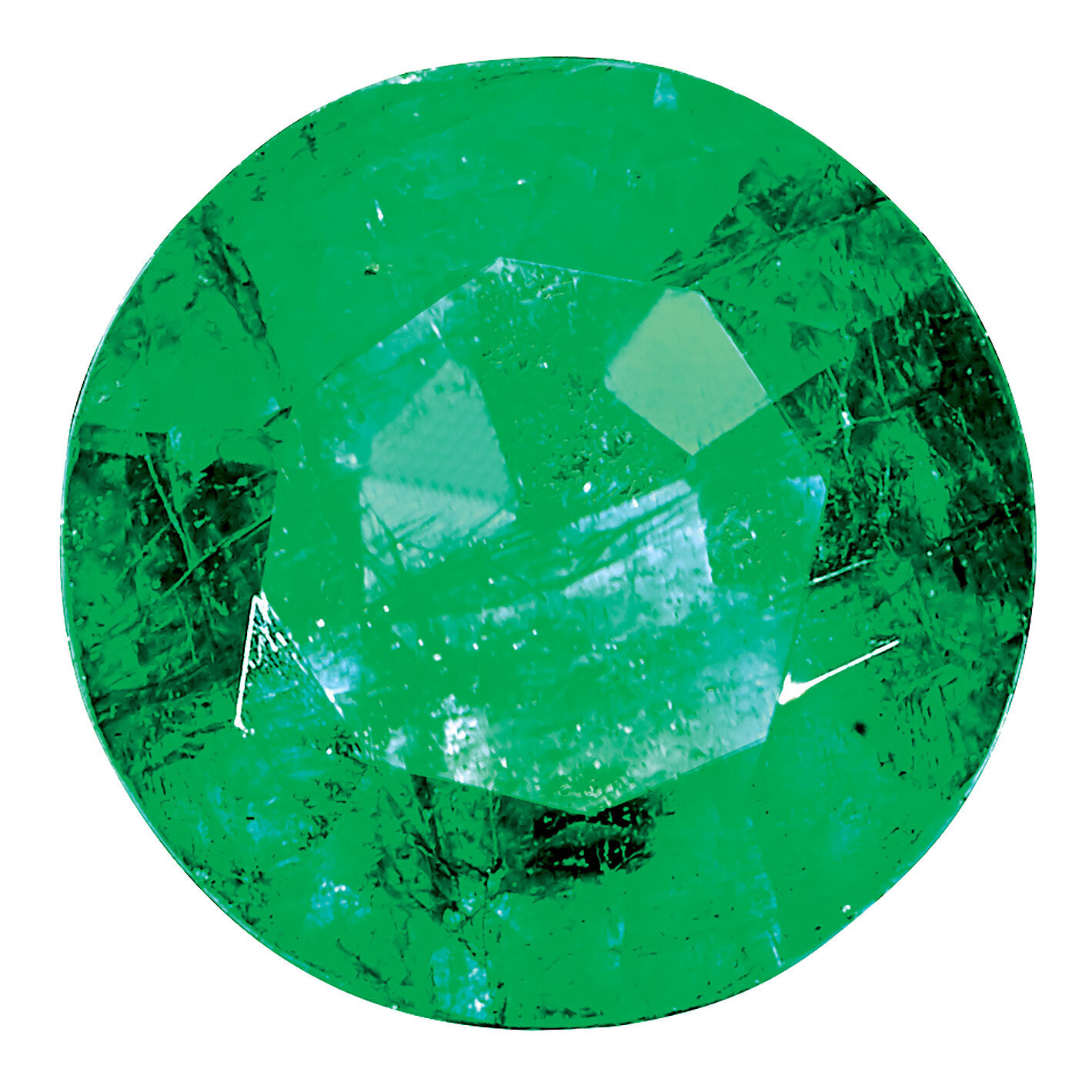 Emerald 3.5mm Round AA Quality Gemstone EM-0350-RDF-AA
