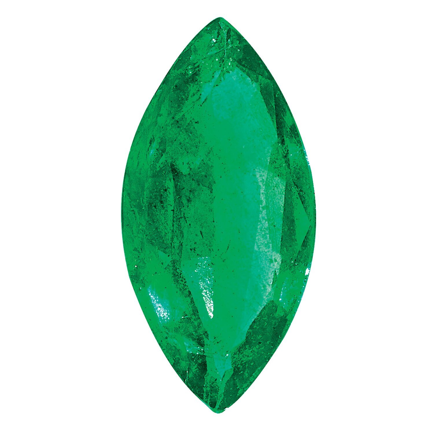 Emerald 7X3.5mm Marquise A Quality Gemstone EM-07035-MQF-A, MPN: EM-07035-MQF-A,