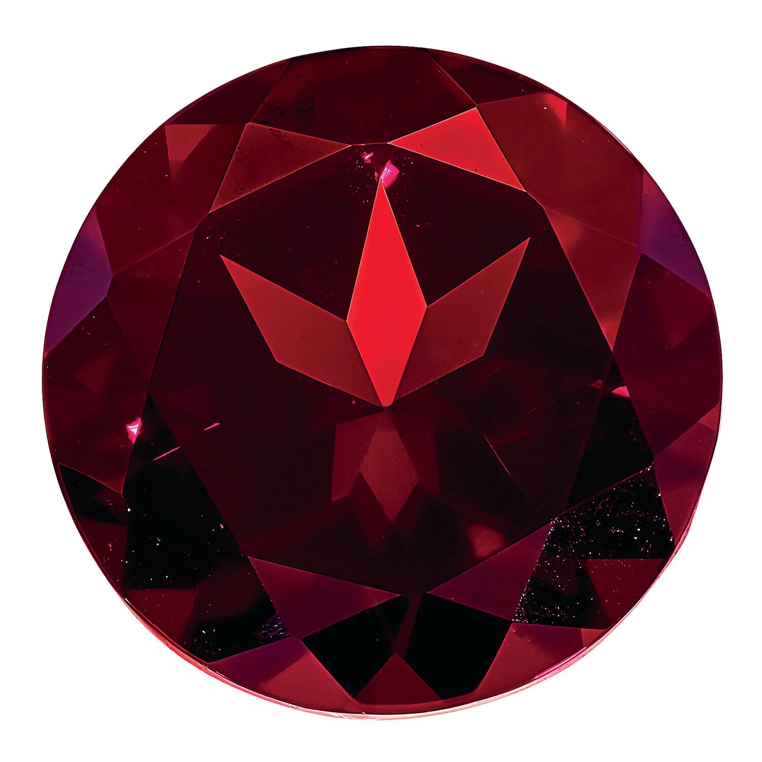 Garnet 7mm Round AA Qual Gemstone GA-0700-RDF-AA, MPN: GA-0700-RDF-AA,