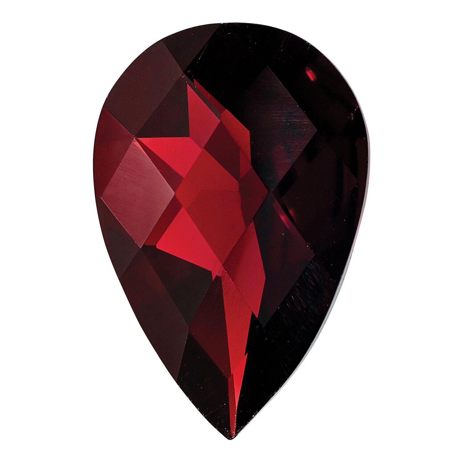 Garnet 14X9mm Pear Checkerboard AA Quality Gemstone GA-1409-PSX-AA, MPN: GA-1409-PSX-AA,