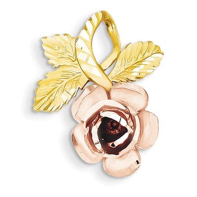 Rose Slide 14k Two-Tone Gold D615, MPN: D615, 883957865195