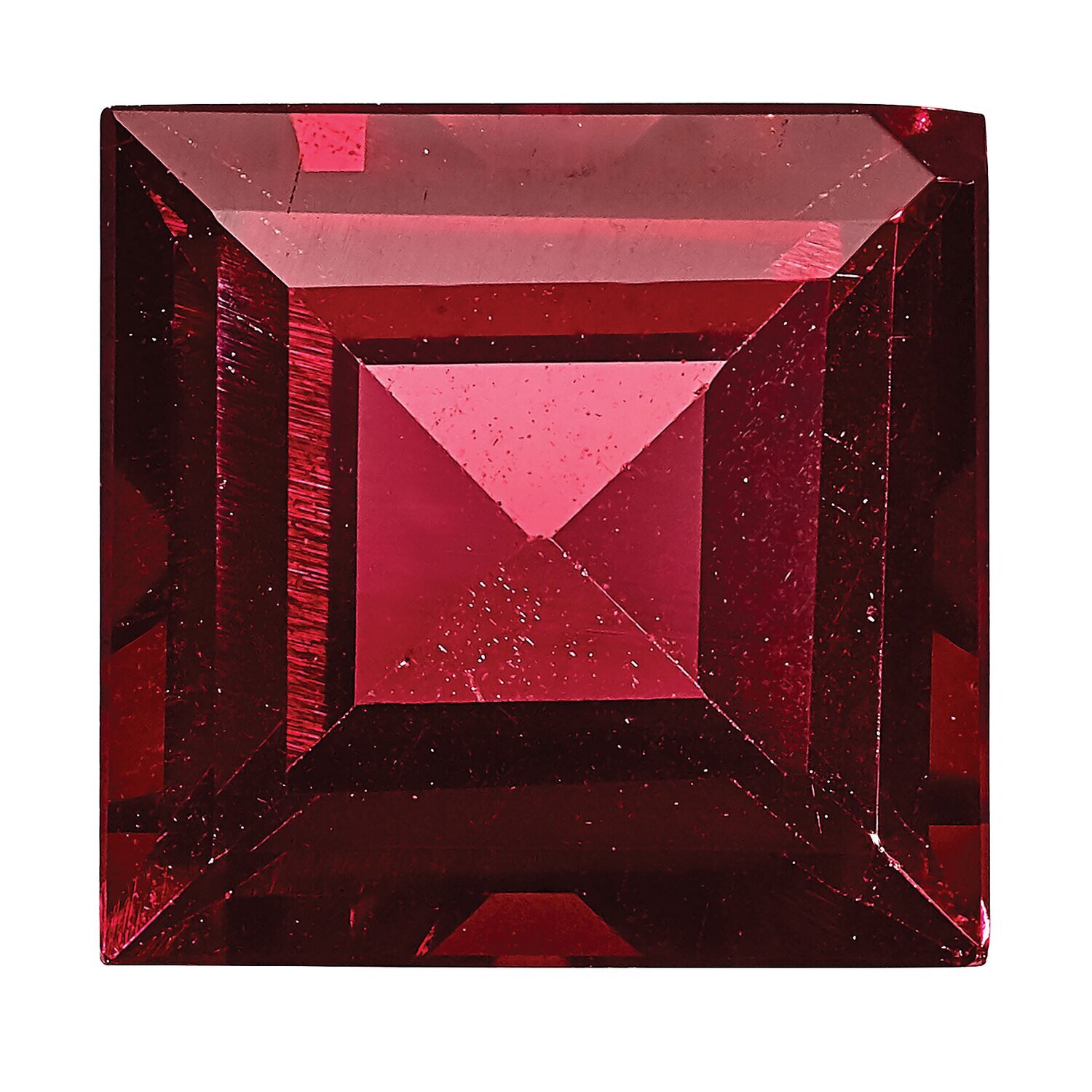 Garnet 3mm Square Step Cut AA Quality Gemstone GA-0300-SQS-AA, MPN: GA-0300-SQS-AA,