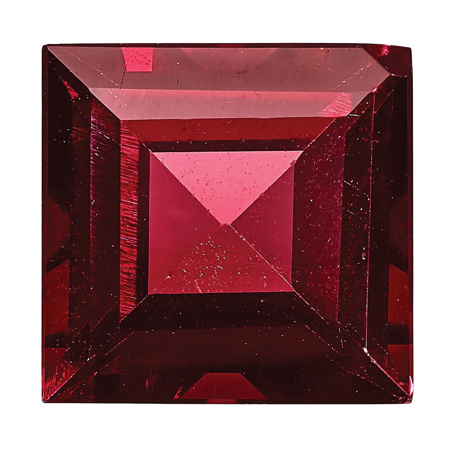 Garnet 5mm Square Step Cut AA Quality Gemstone GA-0500-SQS-AA, MPN: GA-0500-SQS-AA,