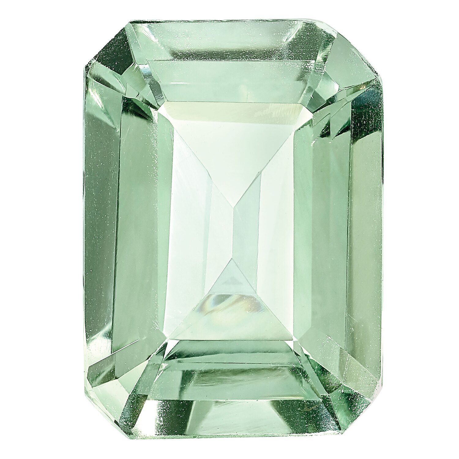 Green Quartz 7X5mm Emerald Cut AA Quality Gemstone GQ-0705-OCE-AA