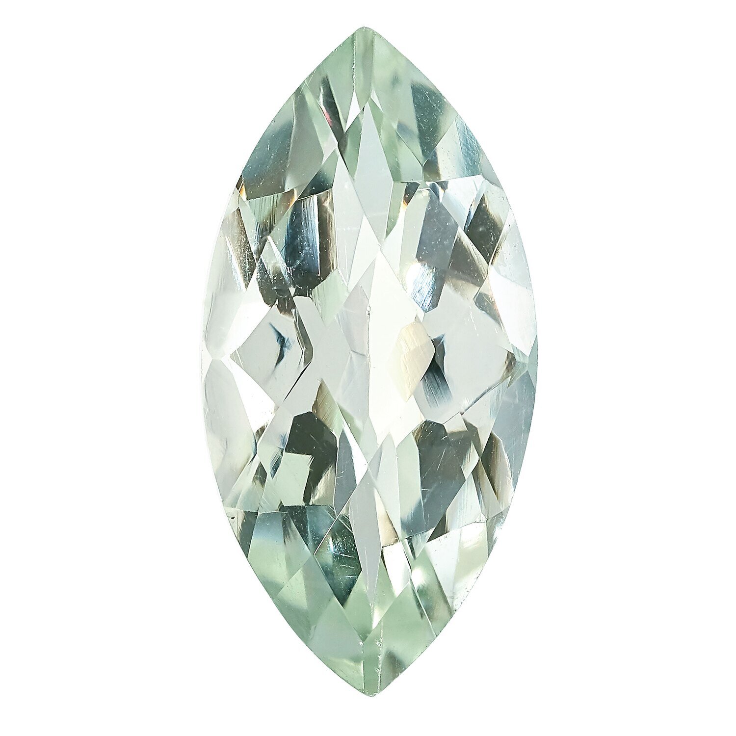 Green Quartz 10X5mm Marquise Checkerboard AA Quality Gemstone GQ-1005-MQX-AA, MPN: GQ-1005-MQX-AA,