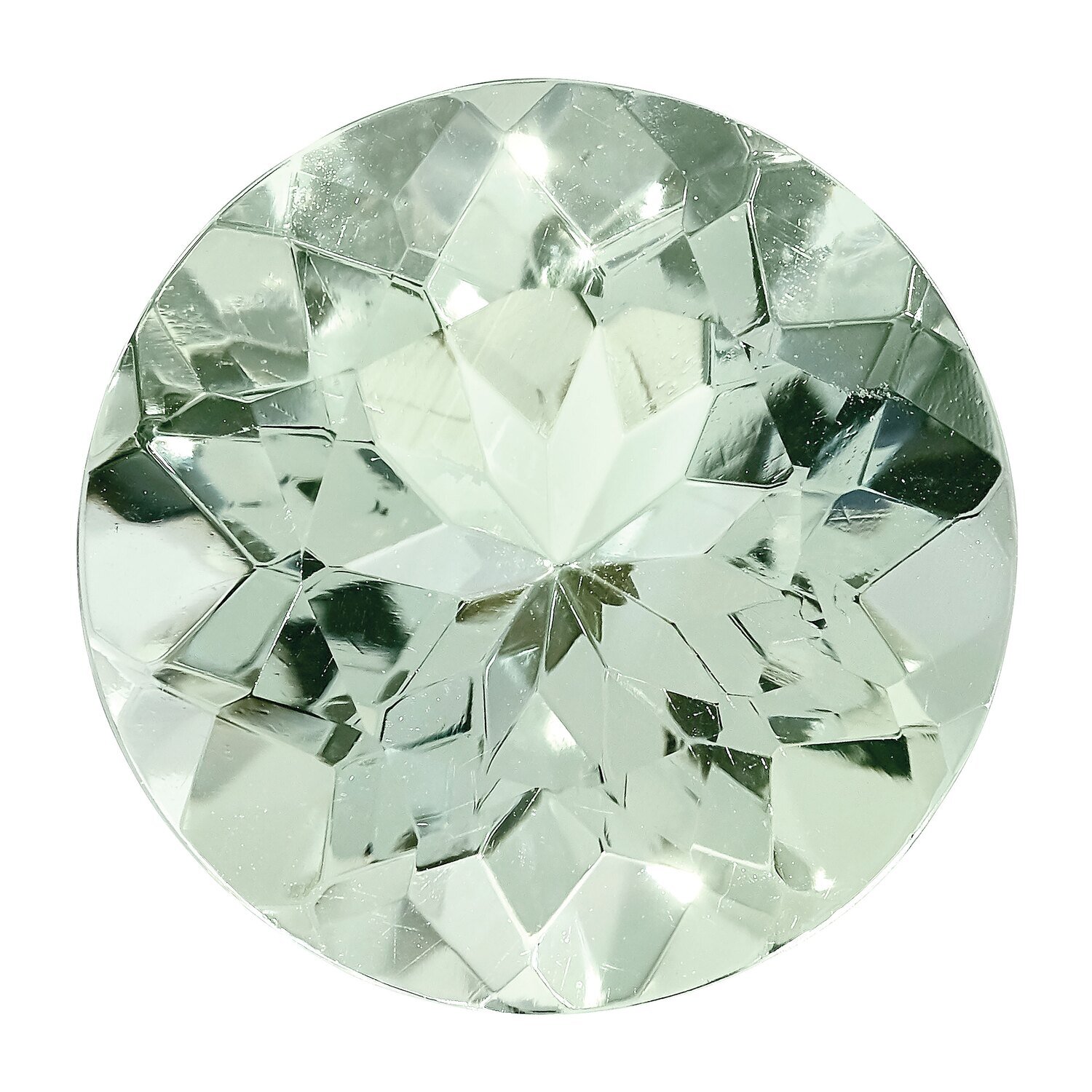 Green Quartz 12mm Round AA Quality Gemstone GQ-1200-RDF-AA, MPN: GQ-1200-RDF-AA,